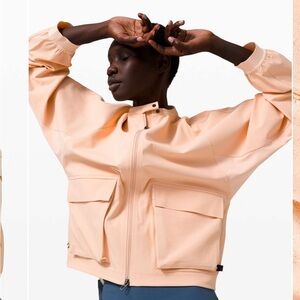 Lululemon Athletica Peach Bomber Jacket